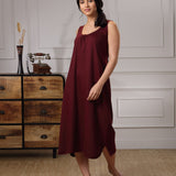 Nighties(Sleeveless-Plain)