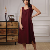 Nighties(Sleeveless-Plain)