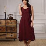 Nighties(Sleeveless-Plain)