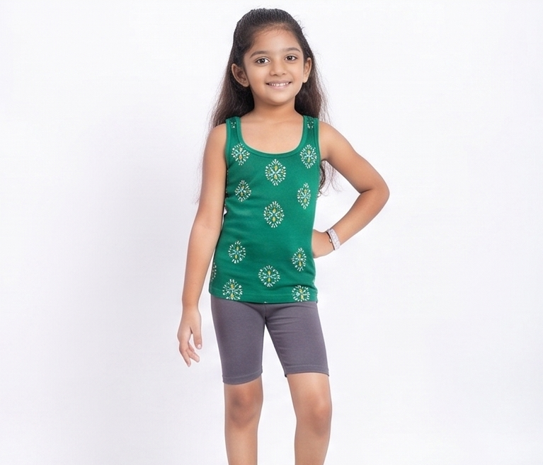 B.Green-Jasmine Junior Print-front