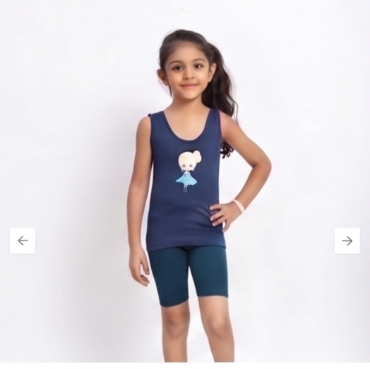 Navy Blue-Flora Plain-front