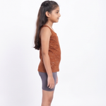 Rust Brown-Jasmine Junior Print-sideview
