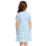 Sky blue-joy print-back
