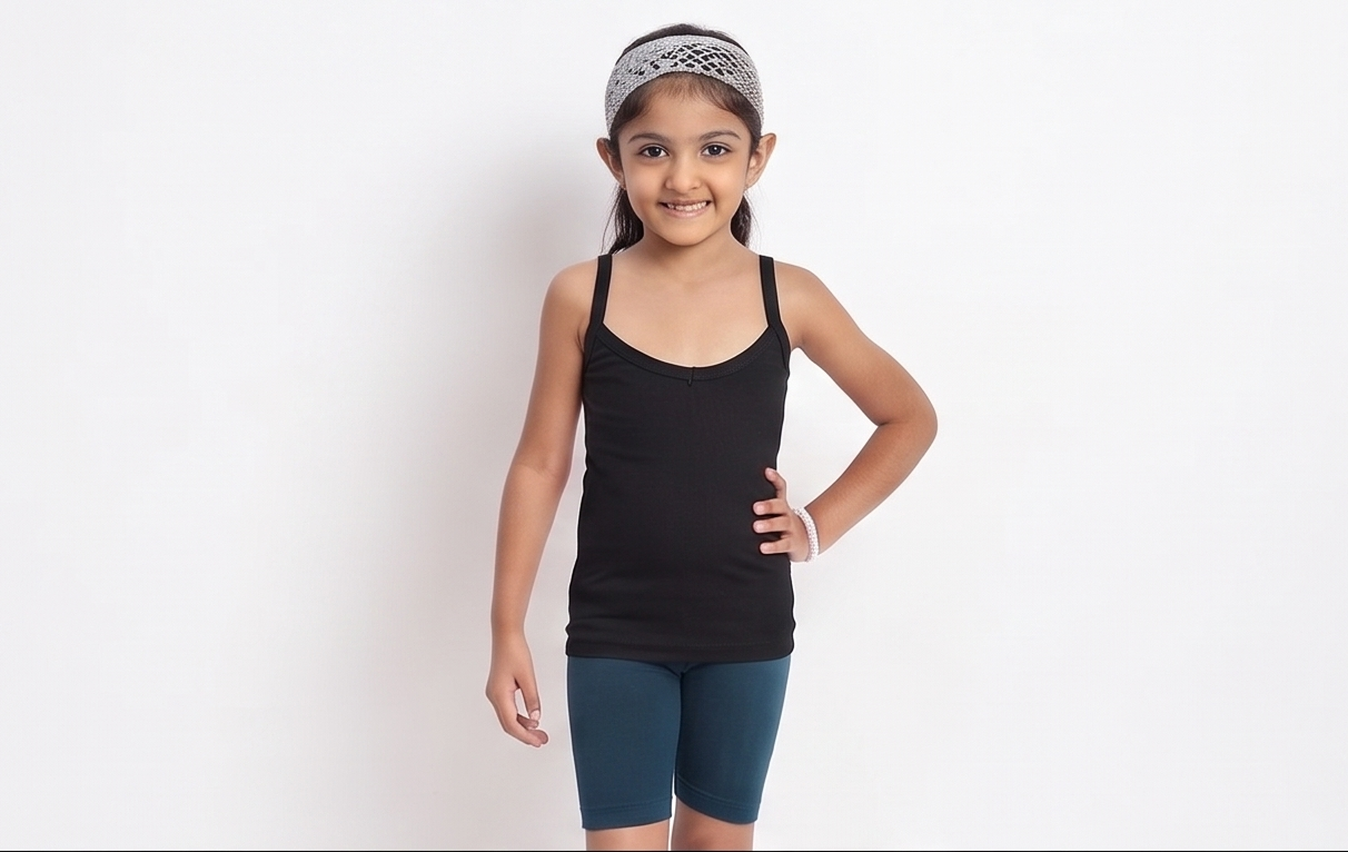 black-Jasmine Junior Plain-front